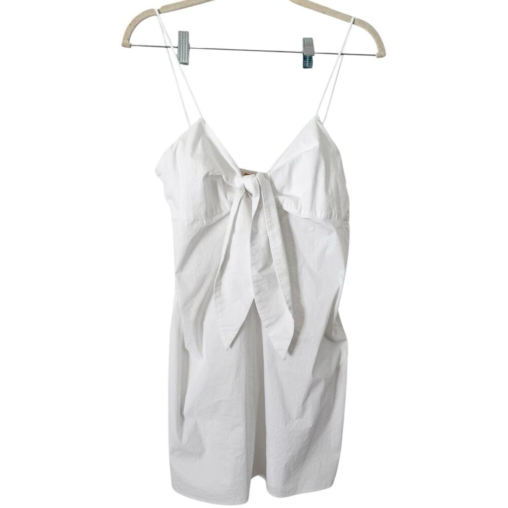 Simon Miller Mango Strappy Dress With Knot Neckline White Mini Women’s Size 6 - Picture 4 of 8